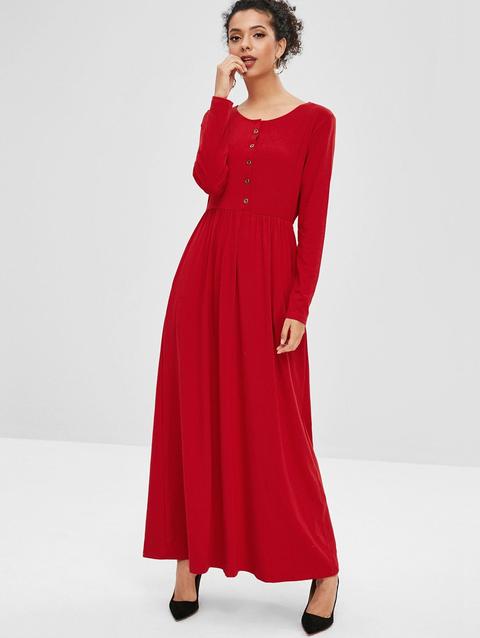 plain maxi dress