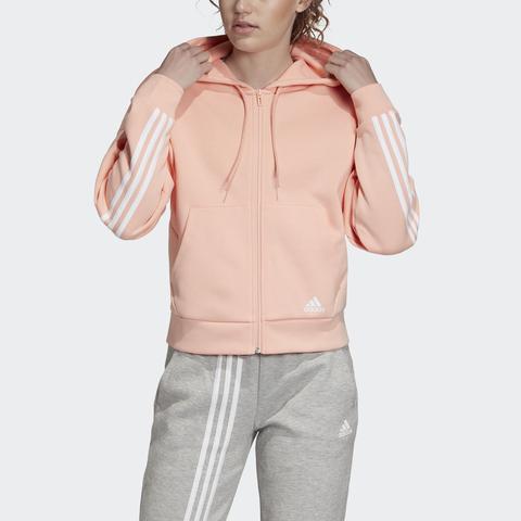 felpa adidas con cappuccio 3 stripes donna felpa adidas con cappuccio 3 stripes donna