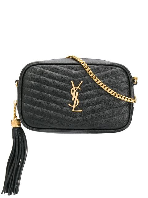 Saint Laurent Bandolera Lou - Negro