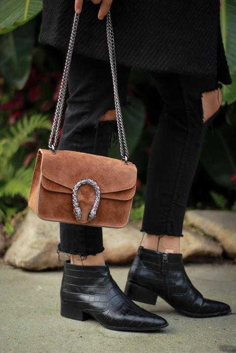 Bolso Piel Camel