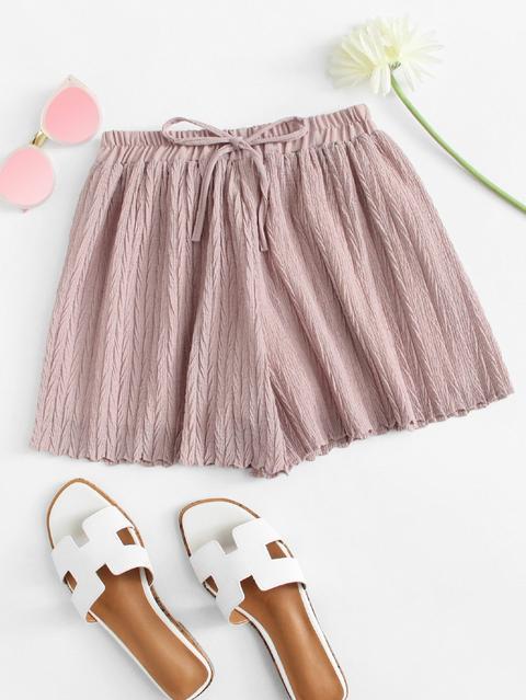 Shorts In Chiffon Con Coulisse