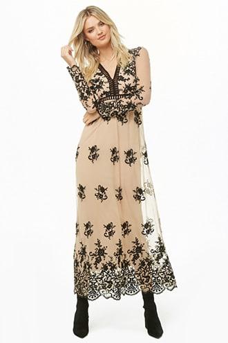 forever new embroidered dress