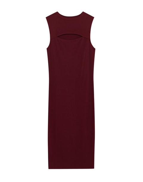 Vestido Midi Abertura Escote