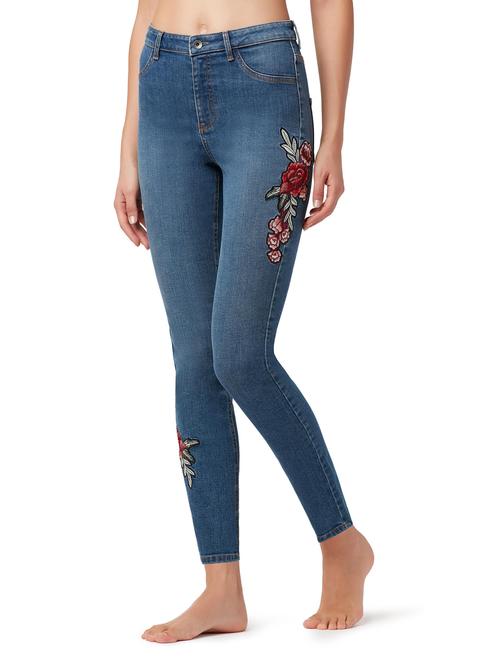 Jeans Ricamo Fiori