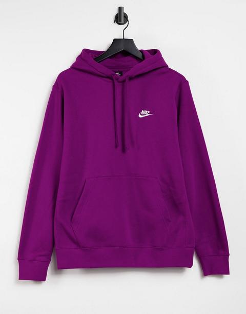 Sudadera Violeta Con Capucha Club De Nike