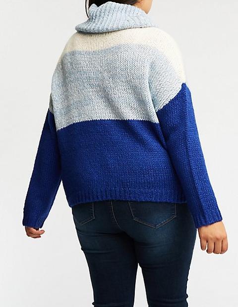 charlotte russe plus size sweaters