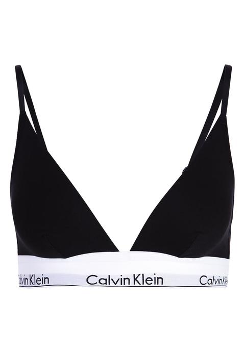 Calvin Klein Underwear Triangle Unlined Reggiseno A Triangolo Black