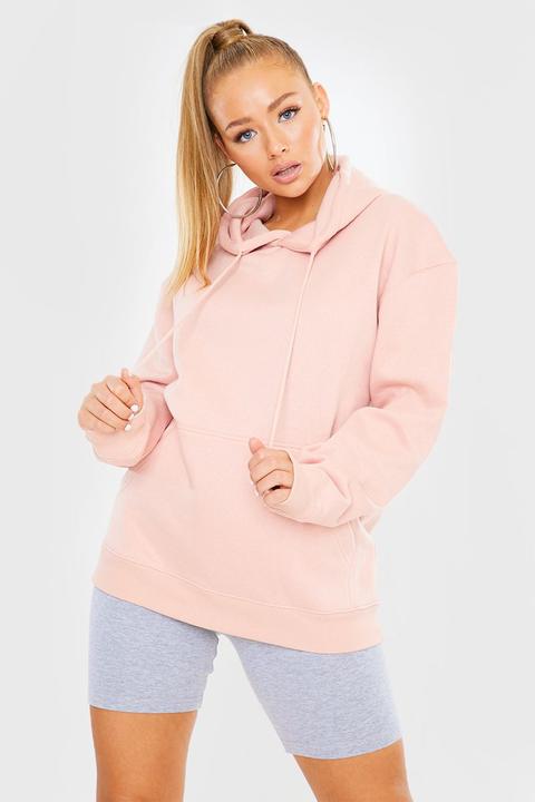 pink oversized hoodie