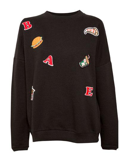 Sudadera Parche Pizza