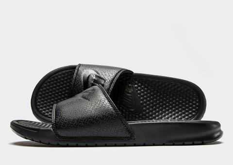 Nike Benassi Ciabatte, Nero