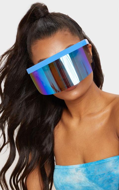 blue visor sunglasses