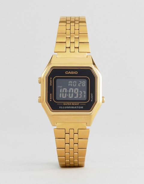 Reloj Con Esfera Digital Pequeña En Negro La680wega-1ber De Casio