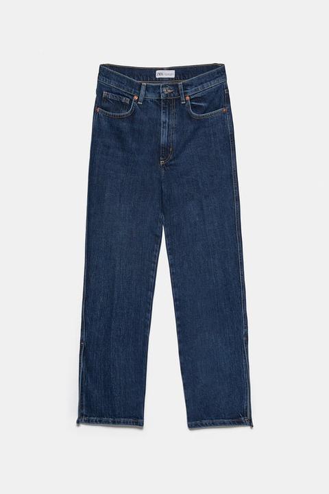 Jeans Mid Rise Split - Hem Slim