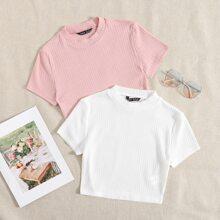 Camisetas Canalé Liso Casual