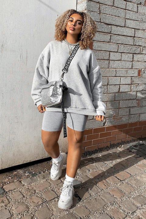 Oversized Casual Fleece Sweatshirt