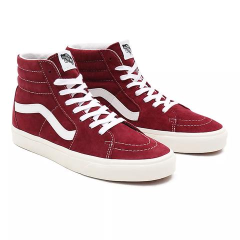 Vans Zapatillas Sk8-hi De Ante ((pig Suede) Pomegranate/snow White) Mujer Rojo