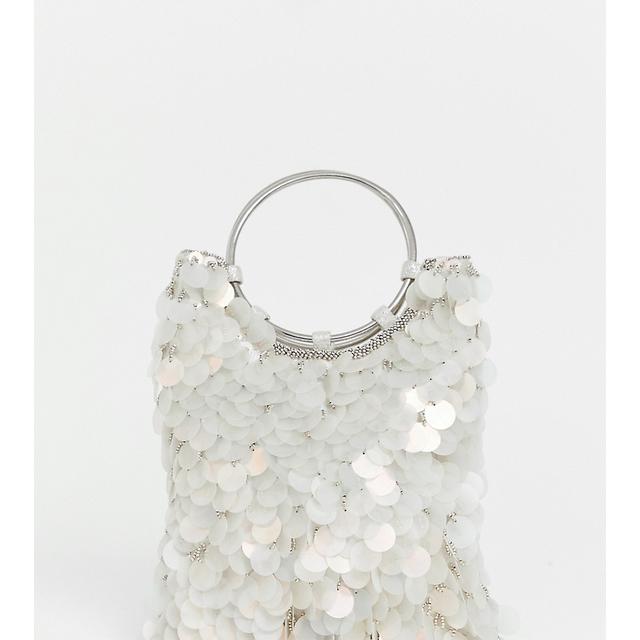 white clutch bag accessorize