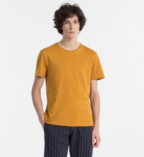 T-shirt Con Logo In Rilievo