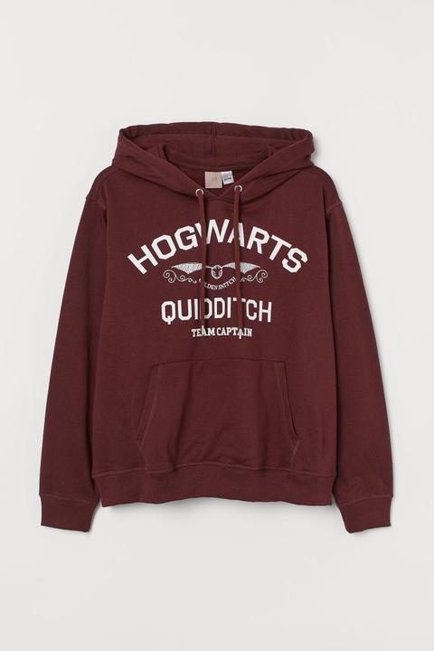 H & M+ Sudadera Con Capucha - Rojo
