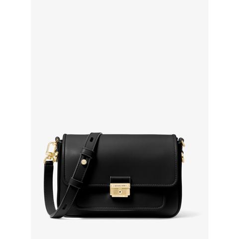 Mkbolso Messenger Bradshaw Mediano De Piel - Negro(negro) - Michael Kors