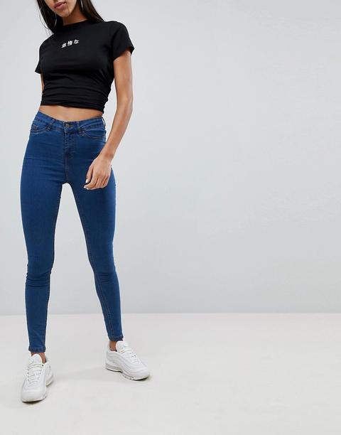 Jeggings De Tiro Alto De Noisy May