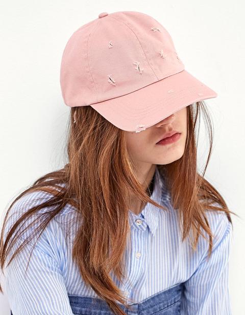 Gorra Rotos Con Bordado Trasero