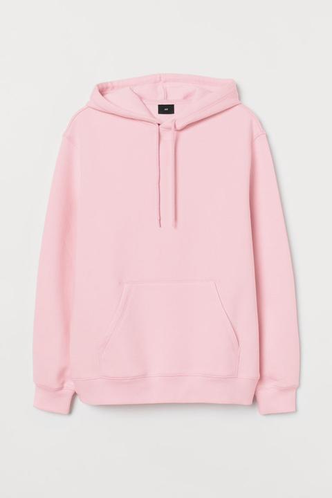 Relaxed Fit Hoodie - Pink
