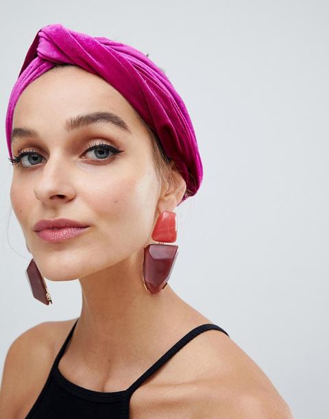 Cinta Para El Pelo Suave En Fucsia De River Island