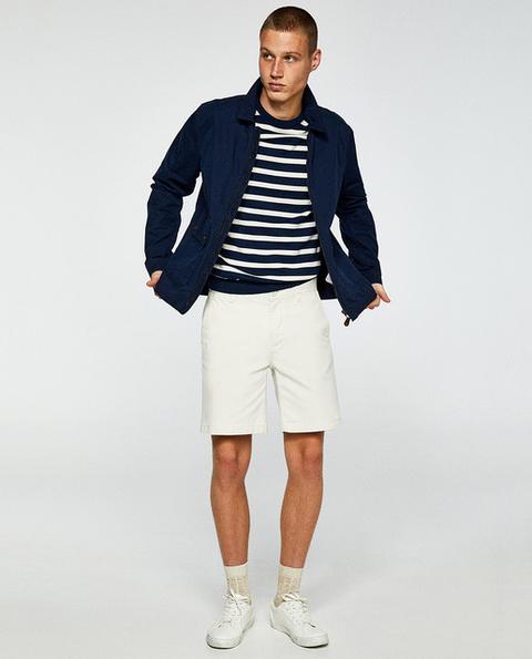 Sfera - Bermuda De Hombre Natural Lisa de Sfera en 21 Buttons