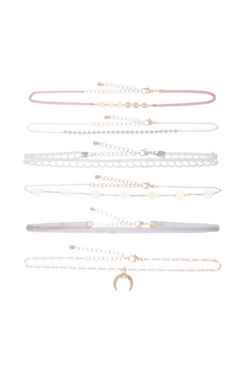 6pk Diamante Choker