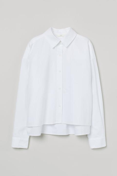 Camisa Cropped - Blanco