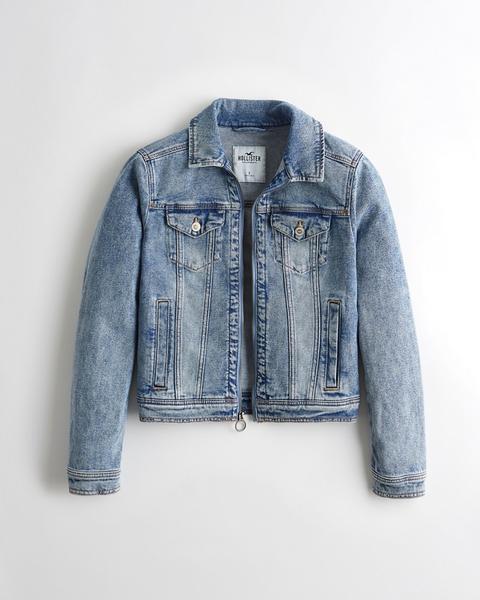 hollister stretch denim jacket