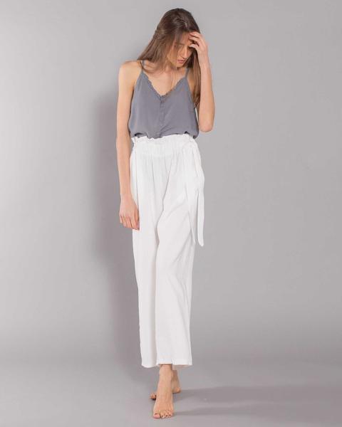 Pantalón Culotte Con Lazo Blanco de Renatta \u0026 Go en 21 Buttons