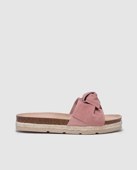 Yokono - Sandalias Planas De Mujer De Piel En Color Rosa