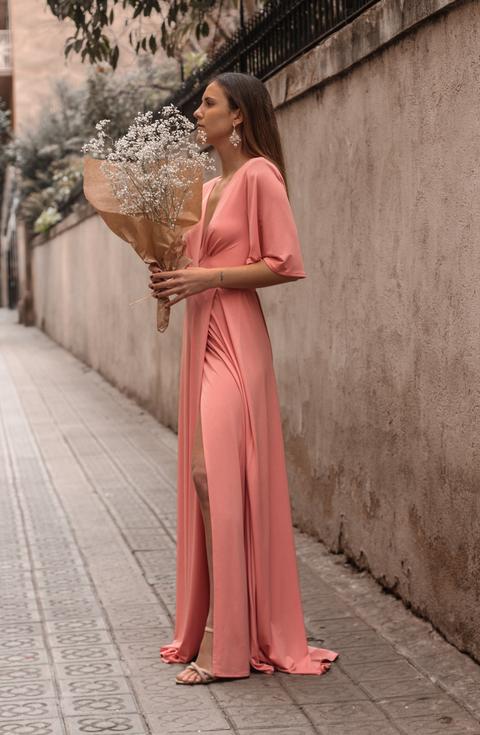 Vestido Lotus Coral