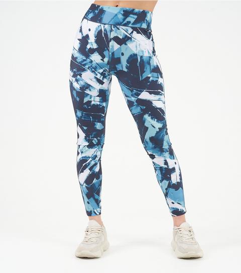 Dare 2 B Laura Whitmore Blue Geometric Sports Leggings New Look