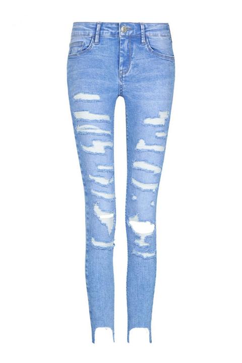 Jeans Destroyed Blu