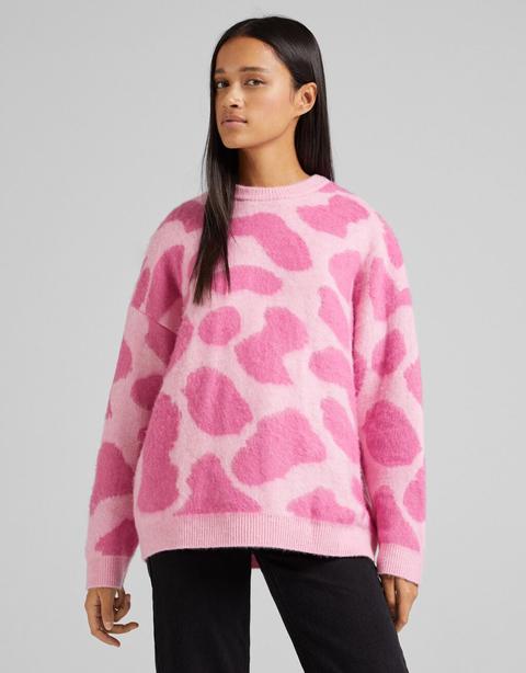 Jersey Oversize Animal Print