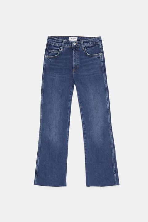 Jeans Hi-rise Cropped Flare