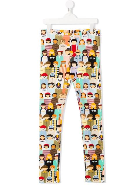 fendi kids leggings