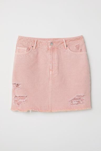 H & M - Gonna In Denim - Rosa