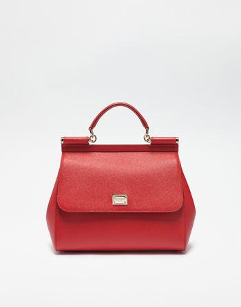 Borsa Sicily Regolare In Pelle Dauphine