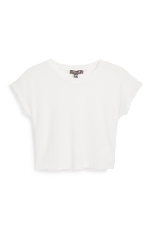 White Crop T-shirt