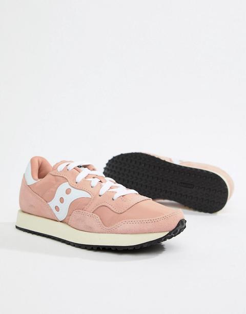 Saucony - Dxn - Sneakers Vintage Rosa - Bianco