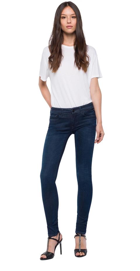 replay luz hyperflex skinny jeans