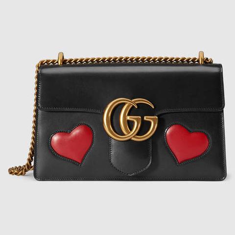 Borsa A Spalla Gg Marmont In Pelle
