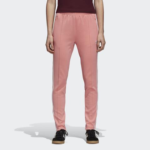 adidas pink button pants