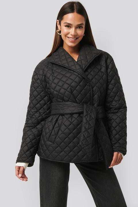 Na-kd Trend Quilted Short Jacket - Black