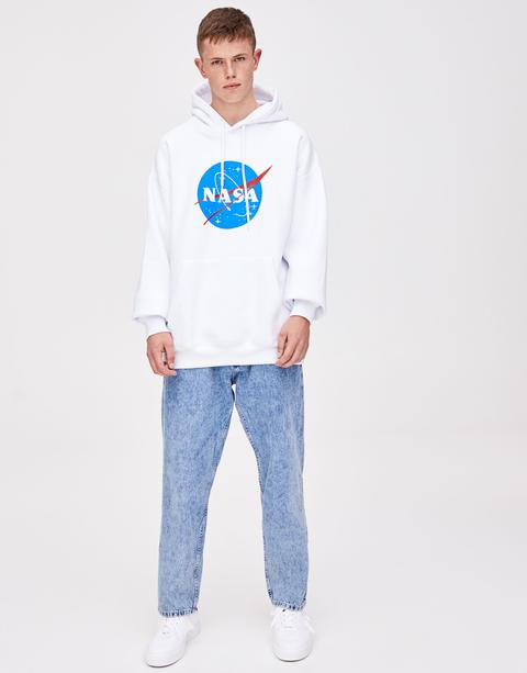 sudadera nasa blanca