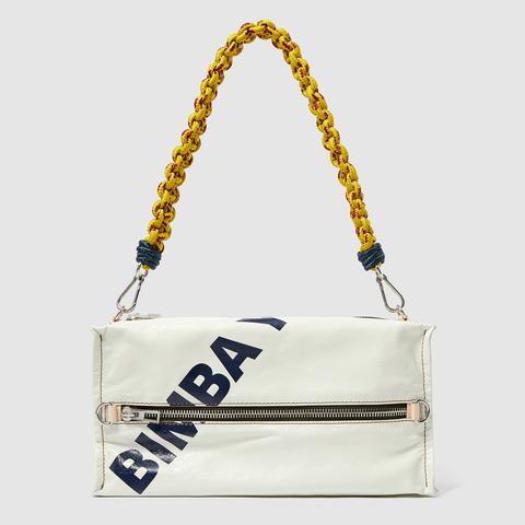 Bolso Mediano Rectangular Piel Blanco
